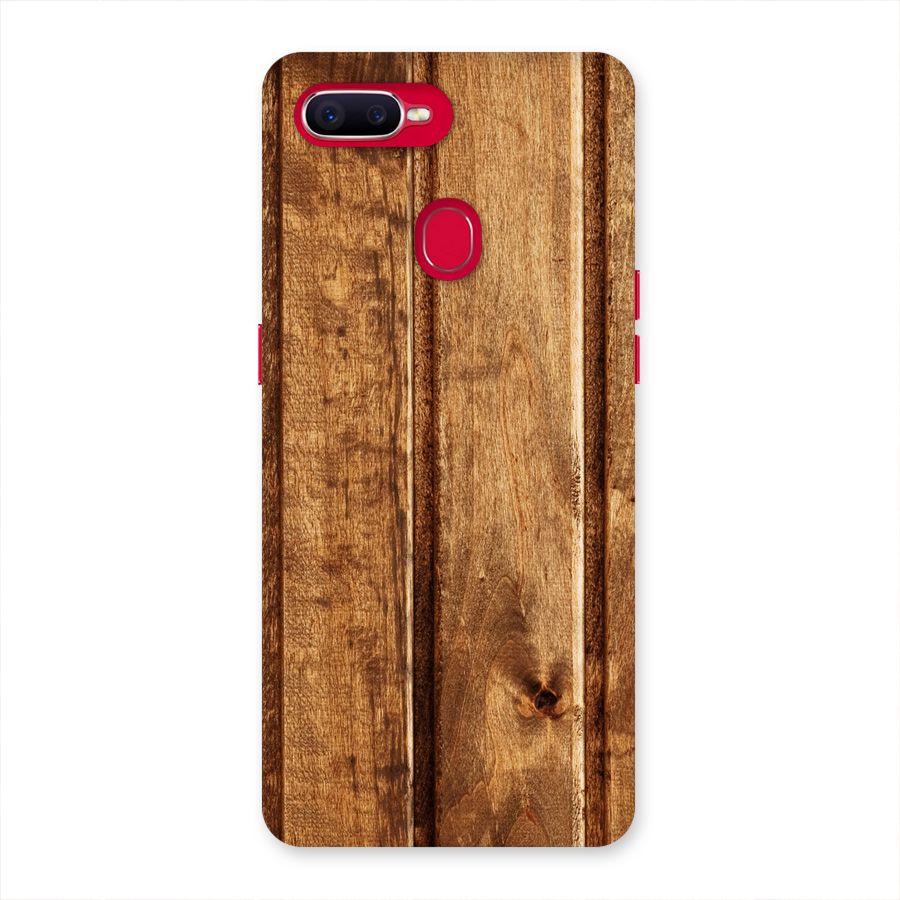 Classic Wood Print Back Case for Oppo F9 Pro