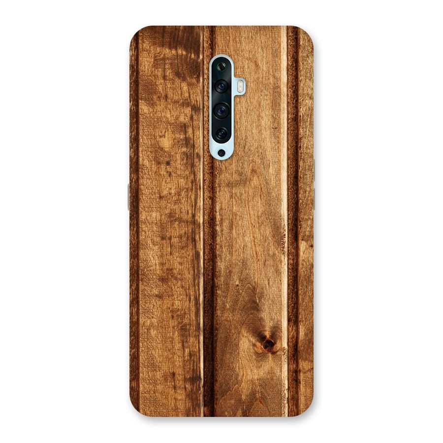 Classic Wood Print Back Case for Oppo Reno2 F