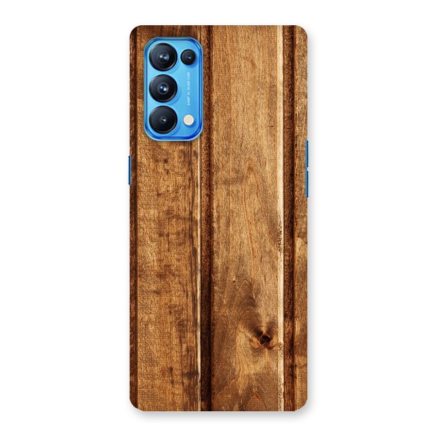 Classic Wood Print Back Case for Oppo Reno5 Pro 5G