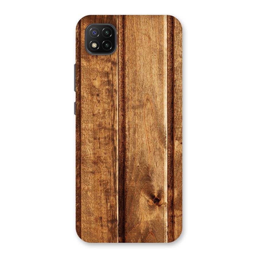 Classic Wood Print Back Case for Poco C3