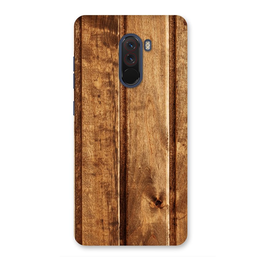 Classic Wood Print Back Case for Poco F1