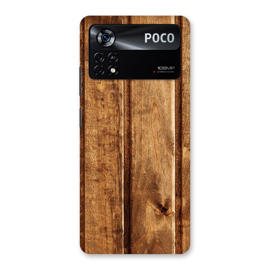 Classic Wood Print Back Case for Poco X4 Pro 5G