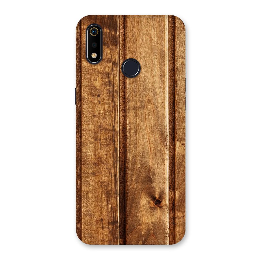 Classic Wood Print Back Case for Realme 3i