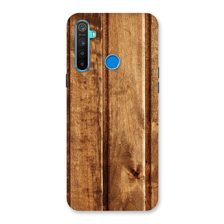Classic Wood Print Back Case for Realme 5s