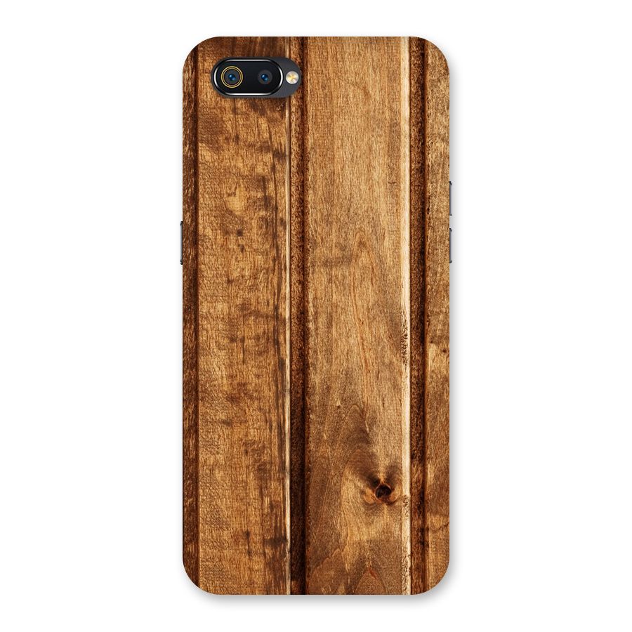 Classic Wood Print Back Case for Realme C2