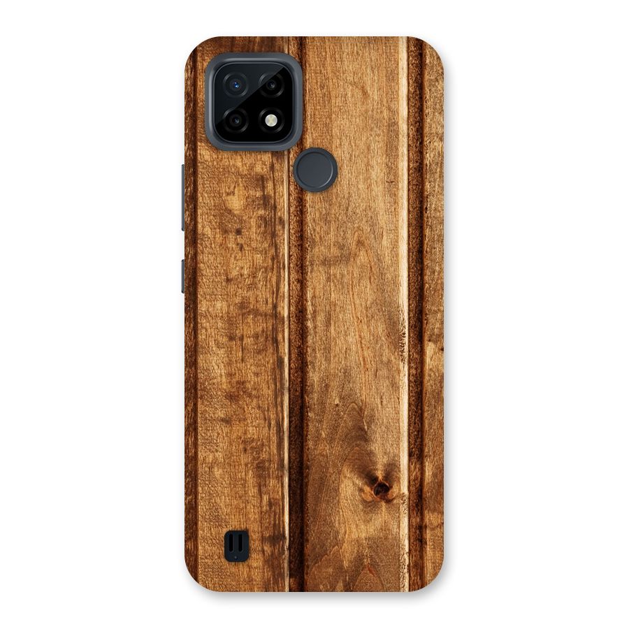 Classic Wood Print Back Case for Realme C21