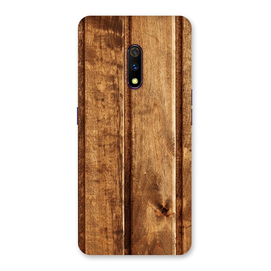 Classic Wood Print Back Case for Realme X