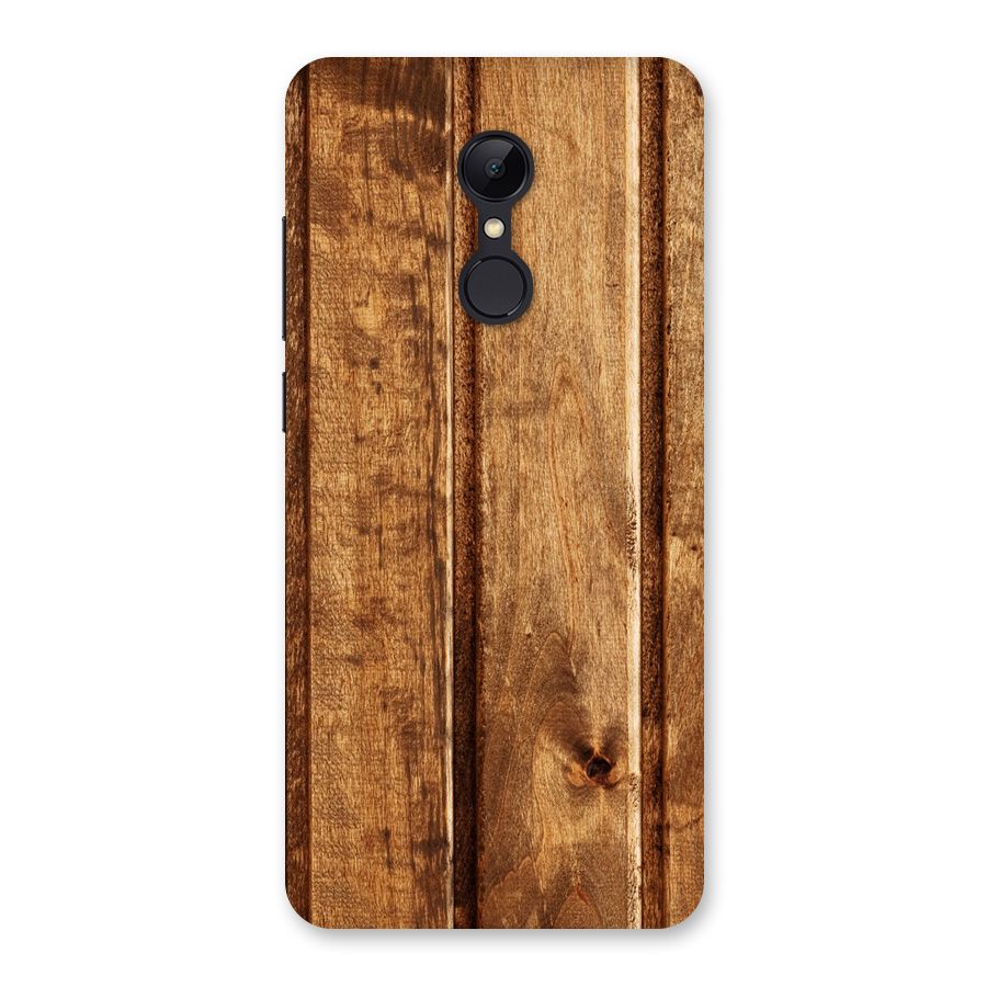 Classic Wood Print Back Case for Redmi 5