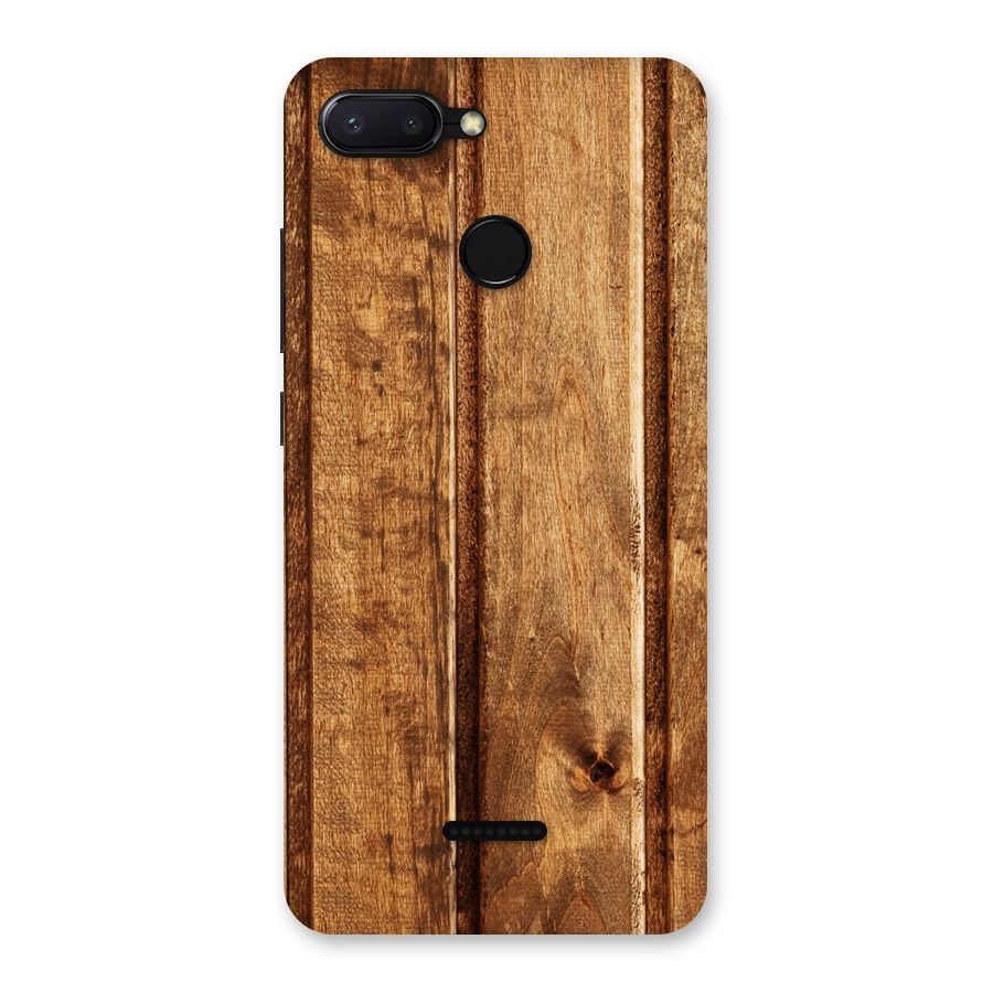 Classic Wood Print Back Case for Redmi 6