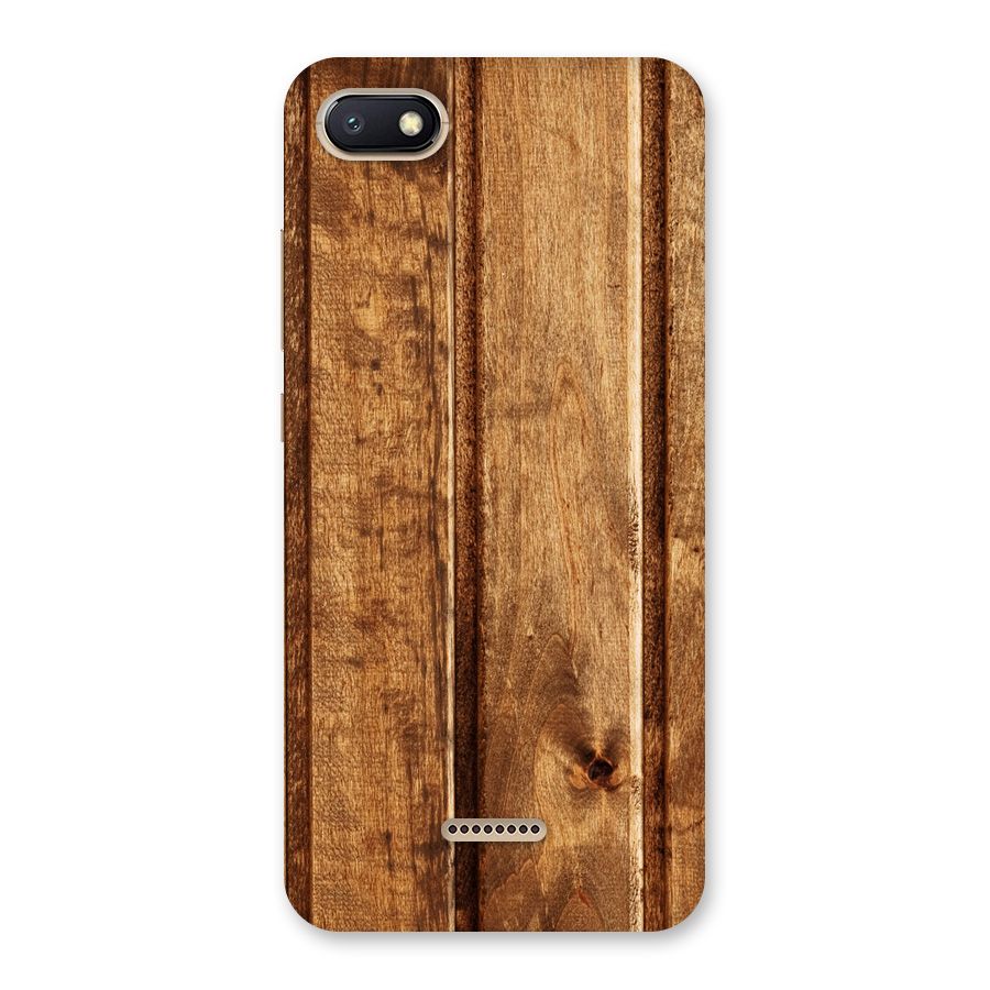 Classic Wood Print Back Case for Redmi 6A