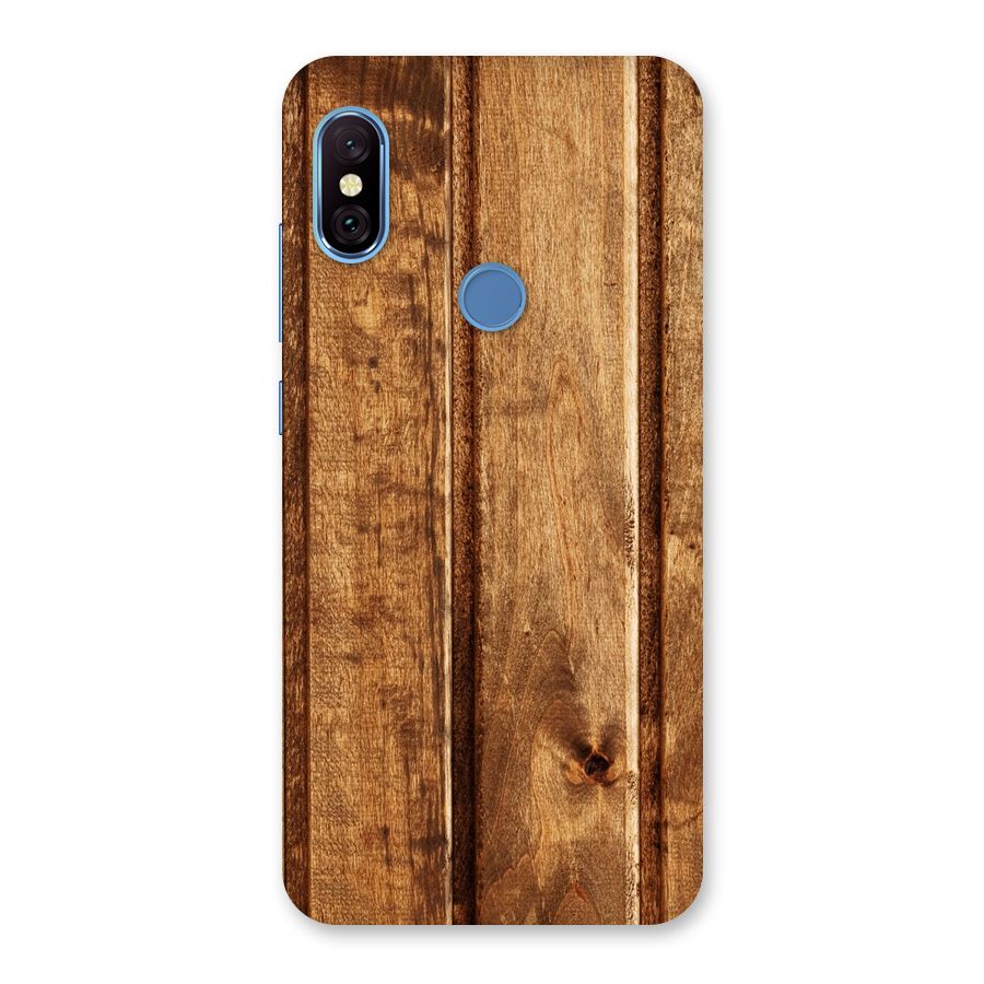 Classic Wood Print Back Case for Redmi Note 6 Pro