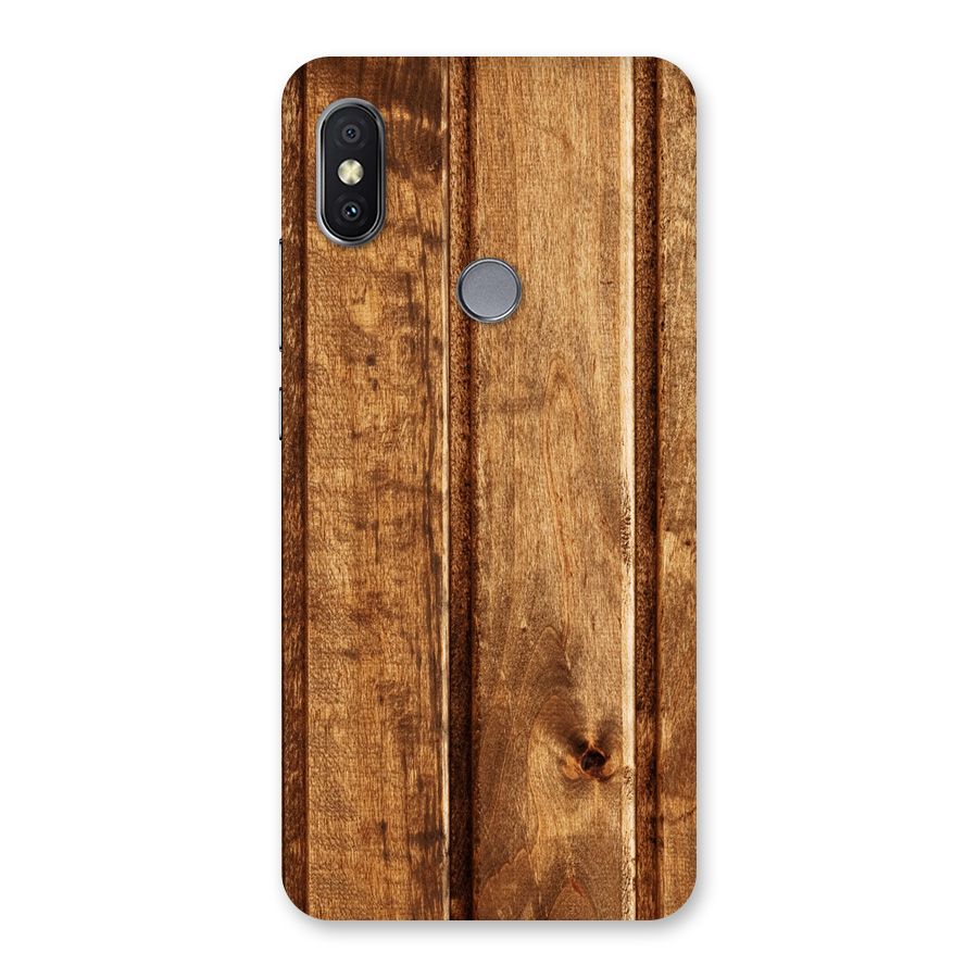 Classic Wood Print Back Case for Redmi Y2