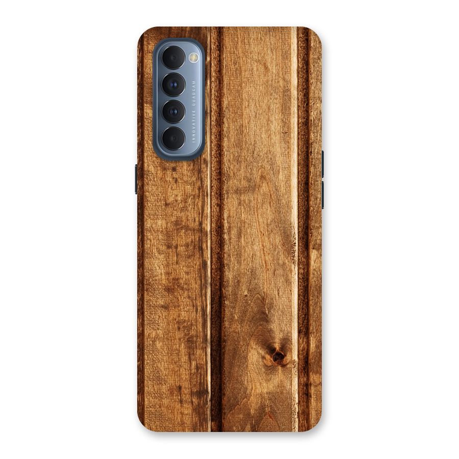 Classic Wood Print Back Case for Reno4 Pro