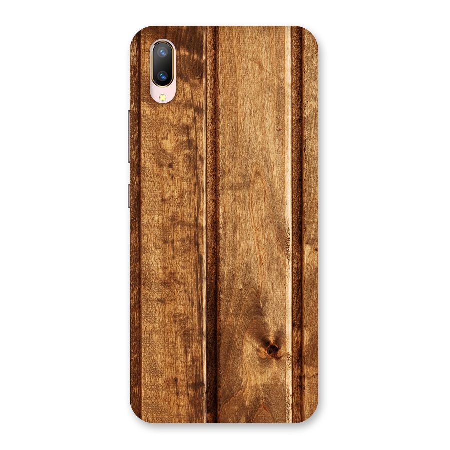 Classic Wood Print Back Case for Vivo V11 Pro