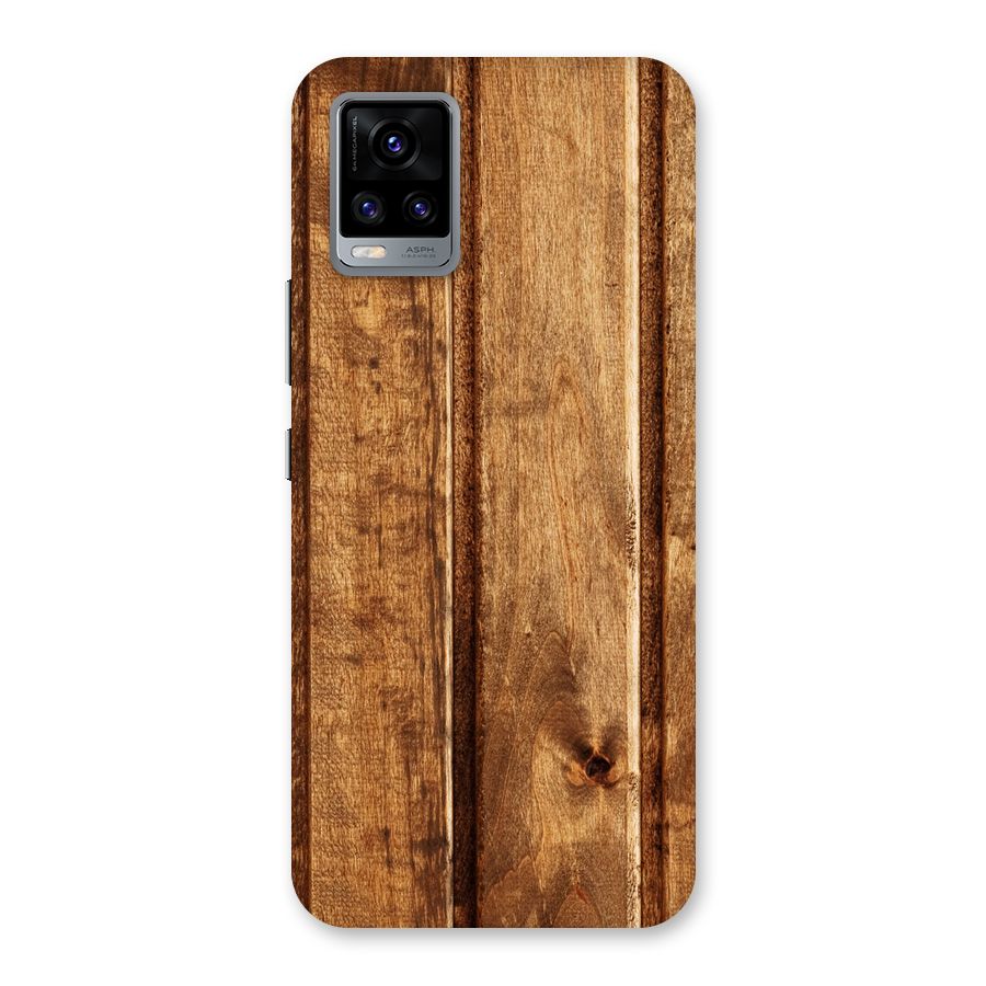 Classic Wood Print Back Case for Vivo V20