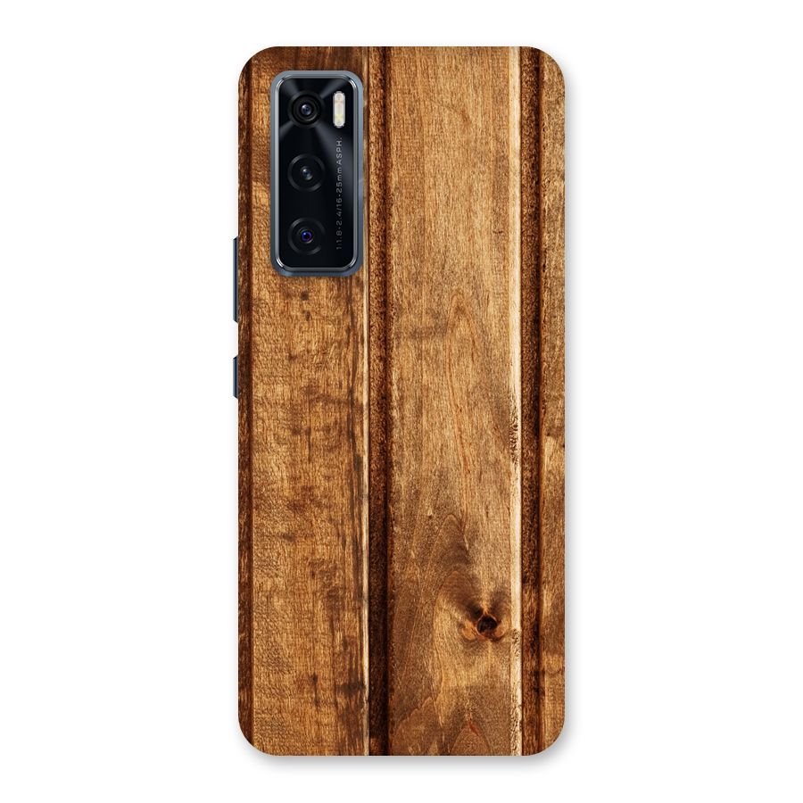 Classic Wood Print Back Case for Vivo V20 SE