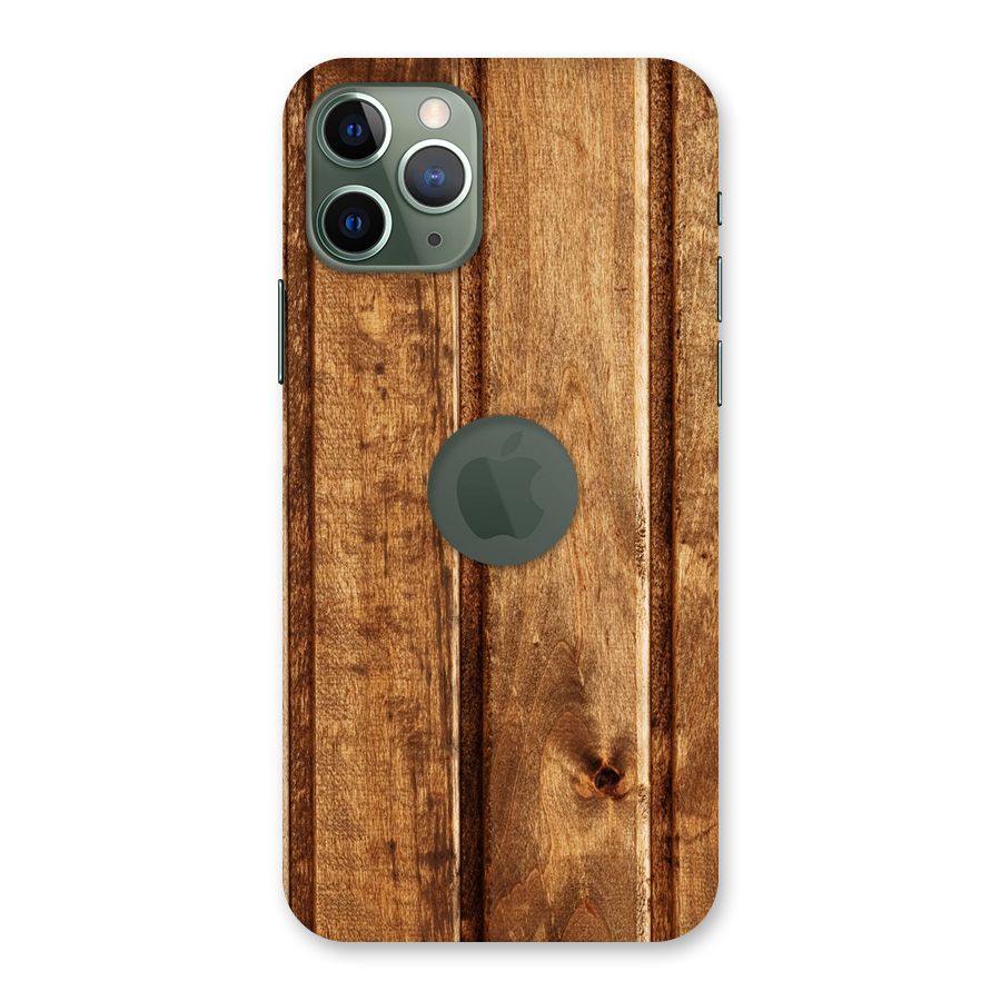 Classic Wood Print Back Case for iPhone 11 Pro Logo  Cut