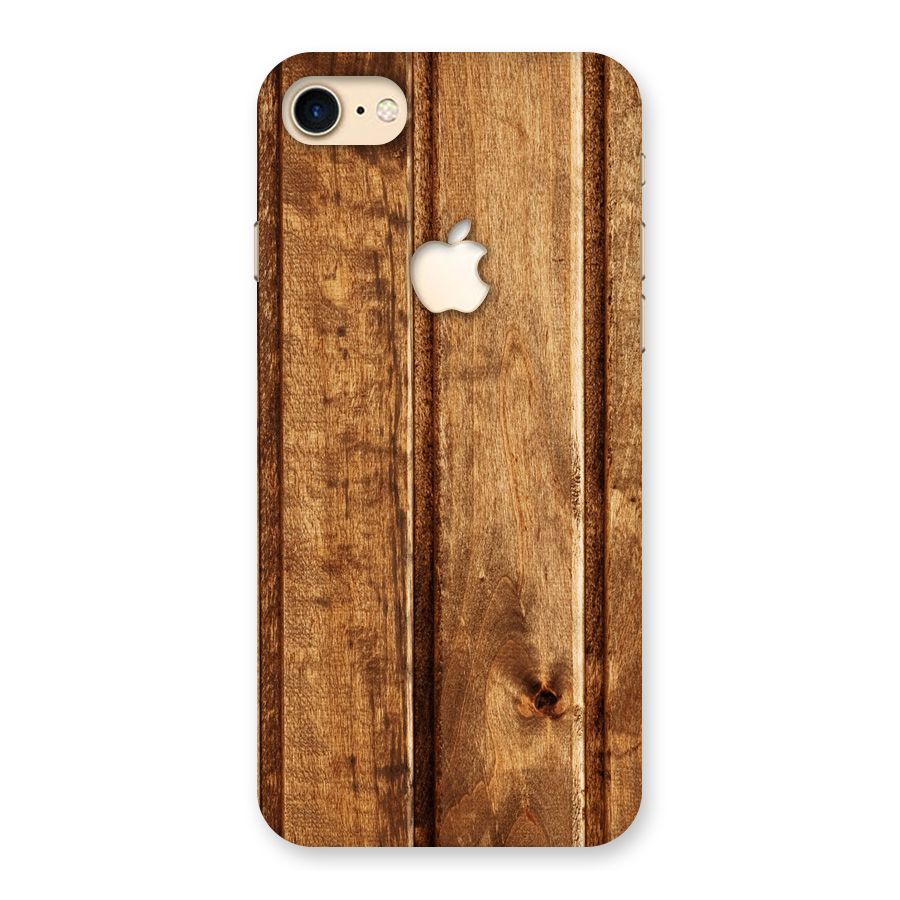 Classic Wood Print Back Case for iPhone 7 Apple Cut