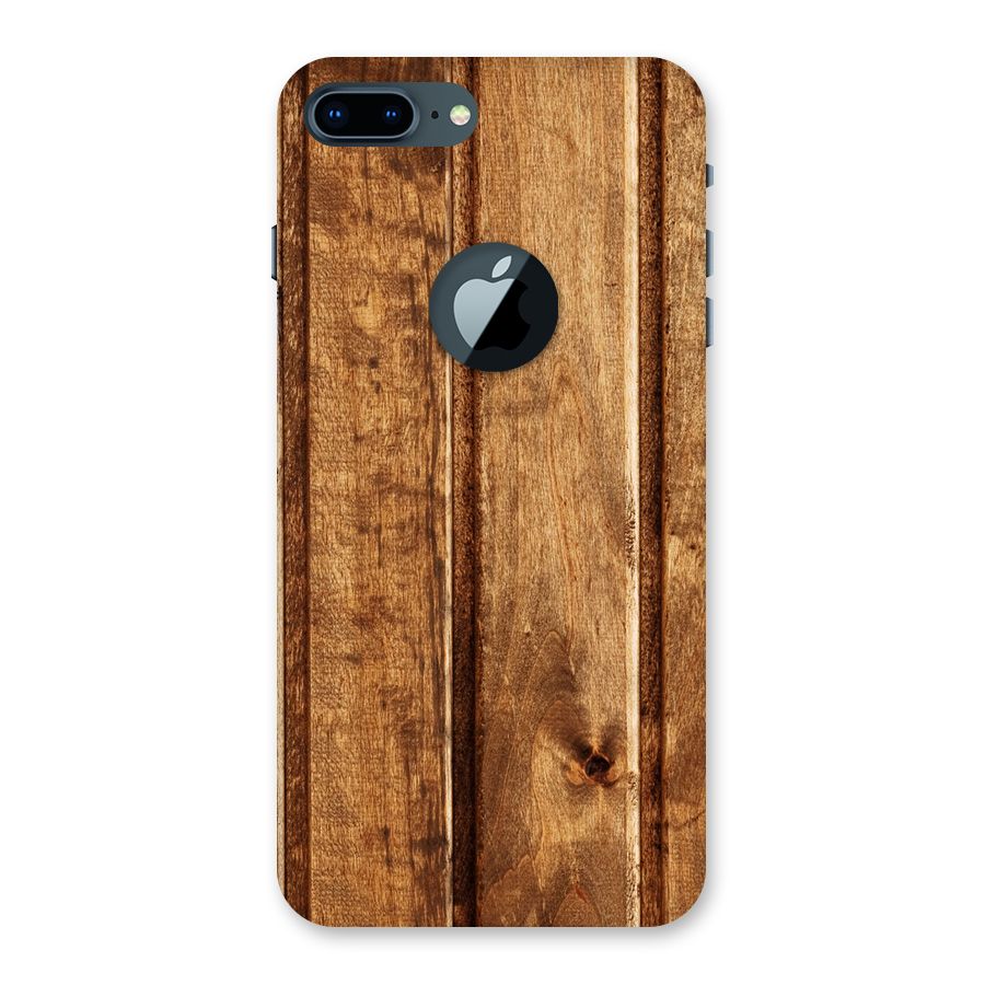 Classic Wood Print Back Case for iPhone 7 Plus Logo Cut