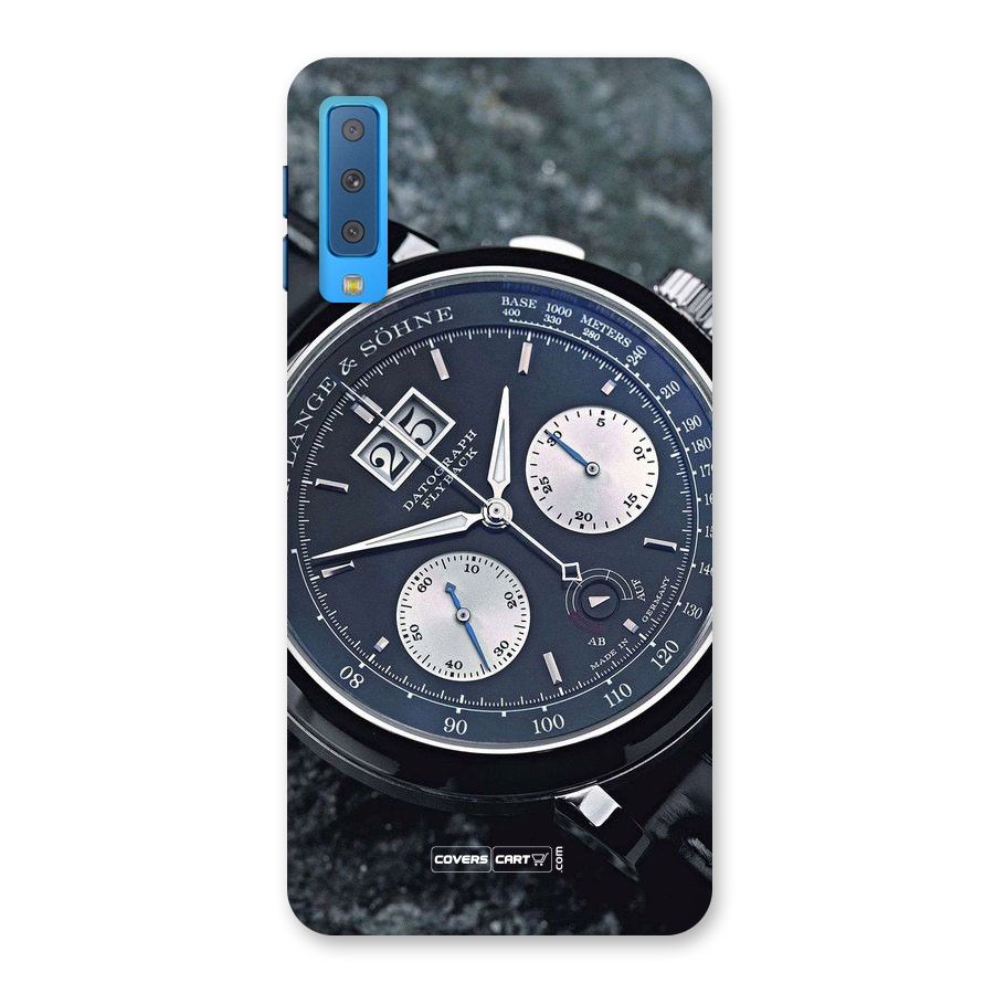 Classic Wrist Watch Back Case for Galaxy A7 (2018)