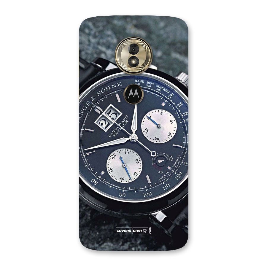 Classic Wrist Watch Back Case for Moto G6 Play