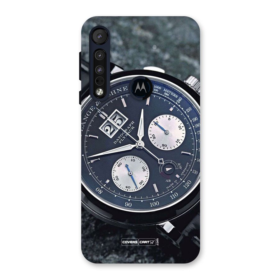 Classic Wrist Watch Back Case for Motorola One Macro
