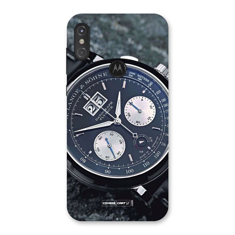Classic Wrist Watch Back Case for Motorola One Power