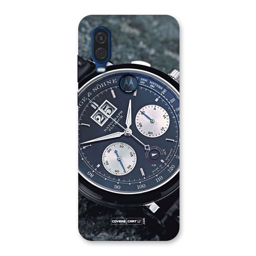 Classic Wrist Watch Back Case for Motorola One Vision