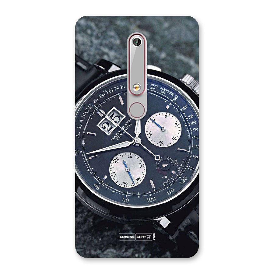 Classic Wrist Watch Back Case for Nokia 6.1