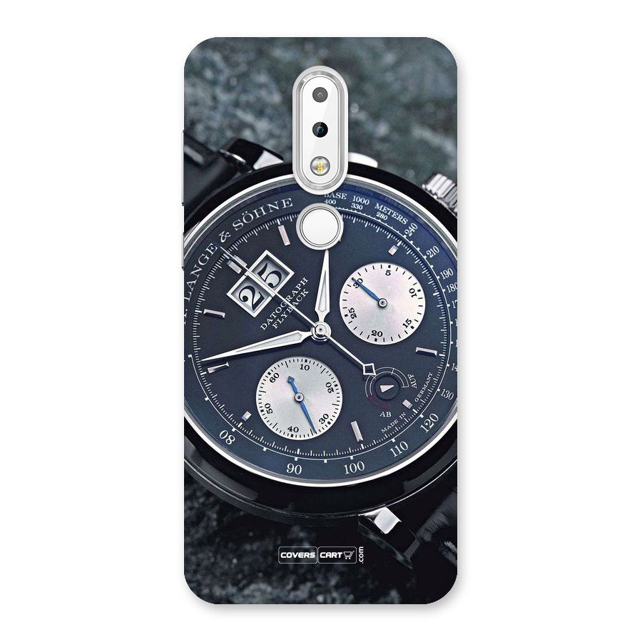 Classic Wrist Watch Back Case for Nokia 6.1 Plus