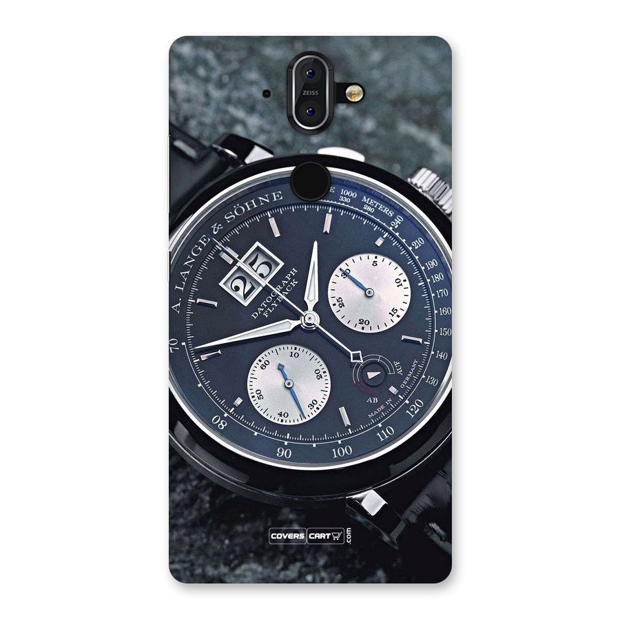Classic Wrist Watch Back Case for Nokia 8 Sirocco