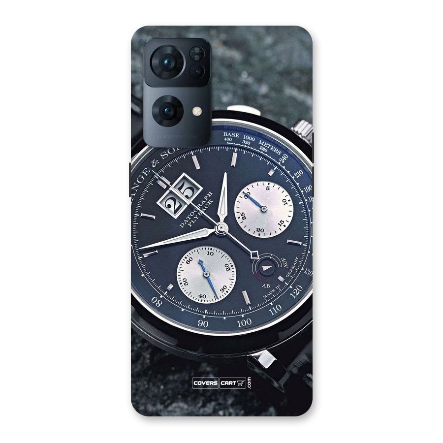 Classic Wrist Watch Back Case for Oppo Reno7 Pro 5G
