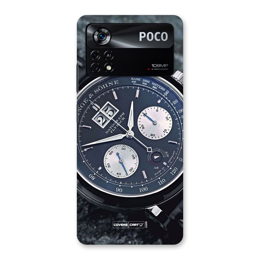 Classic Wrist Watch Back Case for Poco X4 Pro 5G