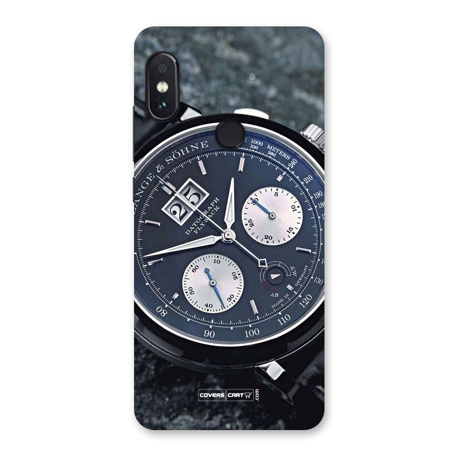 Classic Wrist Watch Back Case for Redmi Note 5 Pro