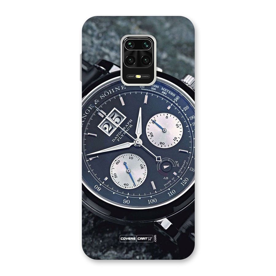 Classic Wrist Watch Back Case for Redmi Note 9 Pro Max