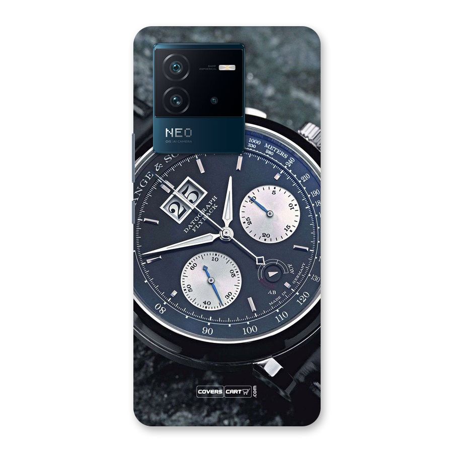 Classic Wrist Watch Back Case for Vivo iQOO Neo 6 5G