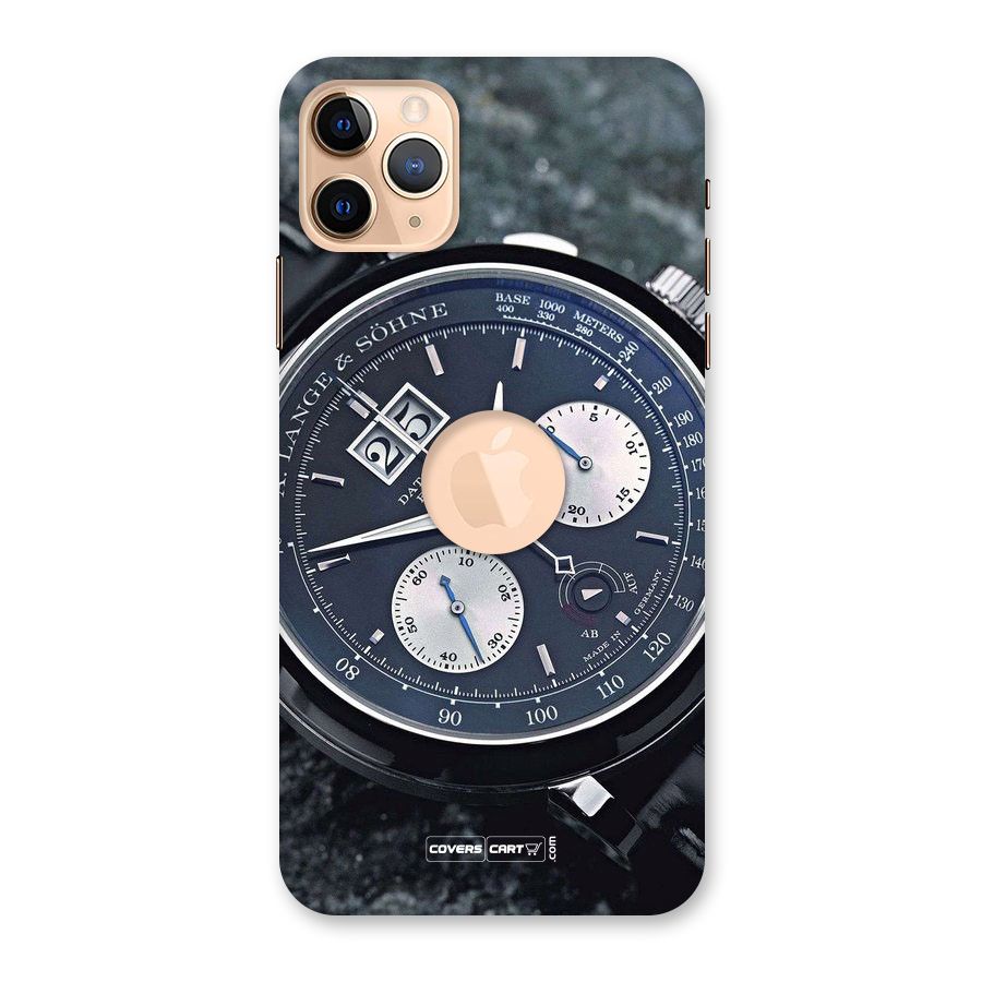 Classic Wrist Watch Back Case for iPhone 11 Pro Max Logo Cut