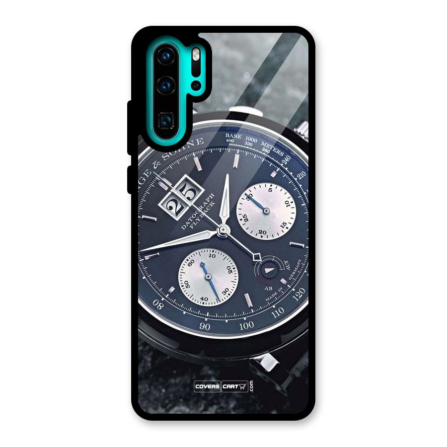 Classic Wrist Watch Glass Back Case for Huawei P30 Pro