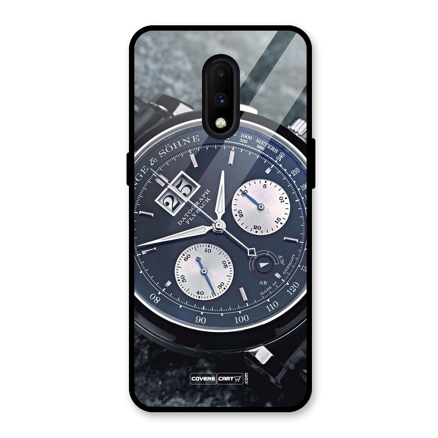 Classic Wrist Watch Glass Back Case for OnePlus 7