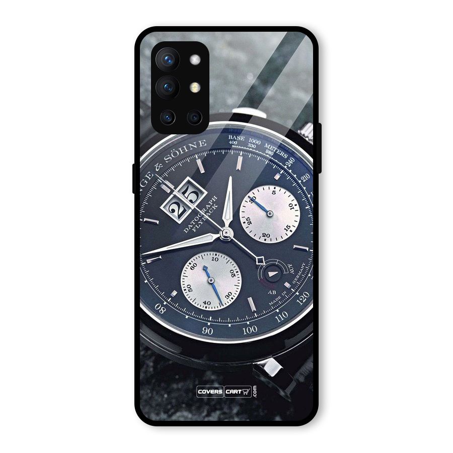 Classic Wrist Watch Glass Back Case for OnePlus 9R