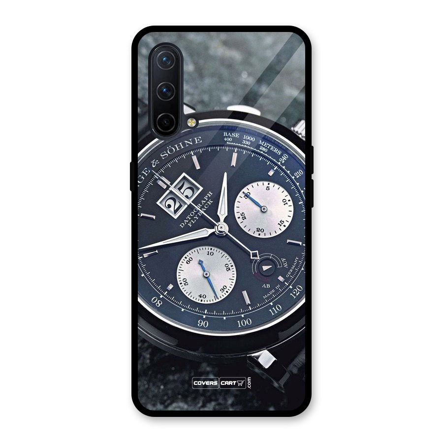 Classic Wrist Watch Glass Back Case for OnePlus Nord CE 5G