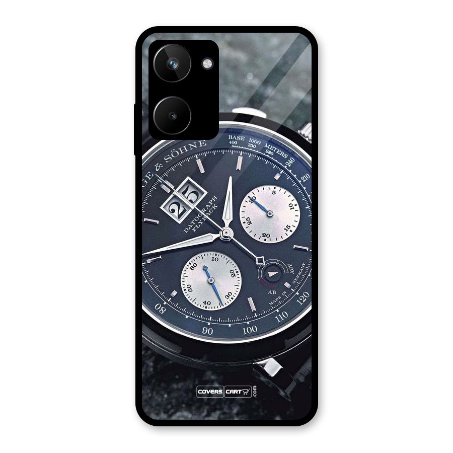 Classic Wrist Watch Glass Back Case for Realme 10