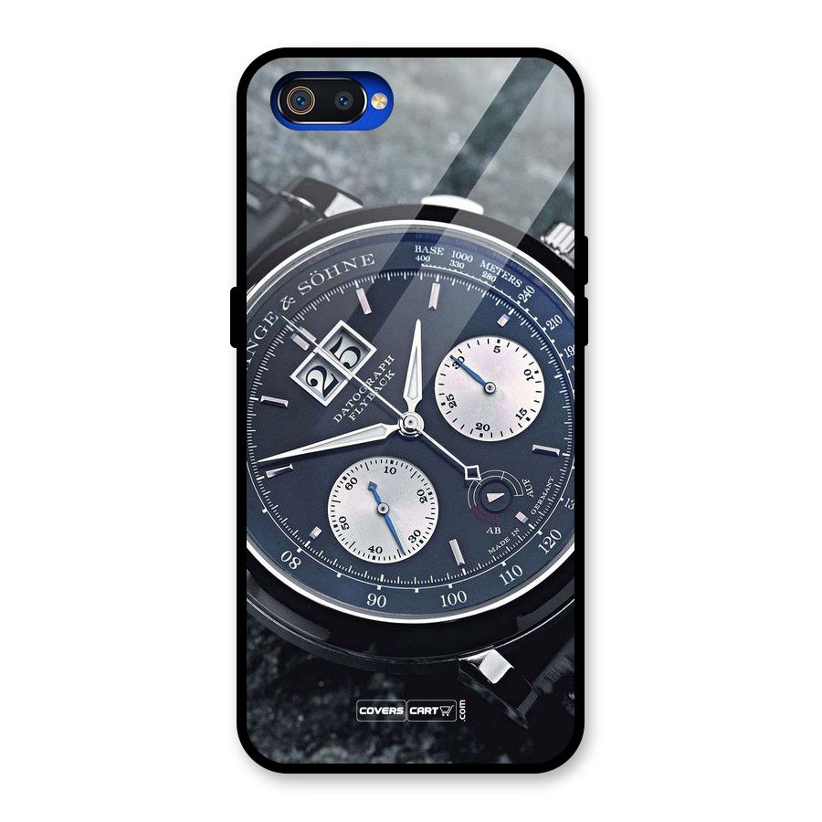 Classic Wrist Watch Glass Back Case for Realme C2