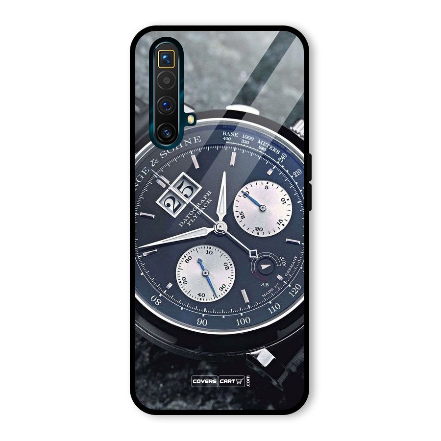 Classic Wrist Watch Glass Back Case for Realme X3