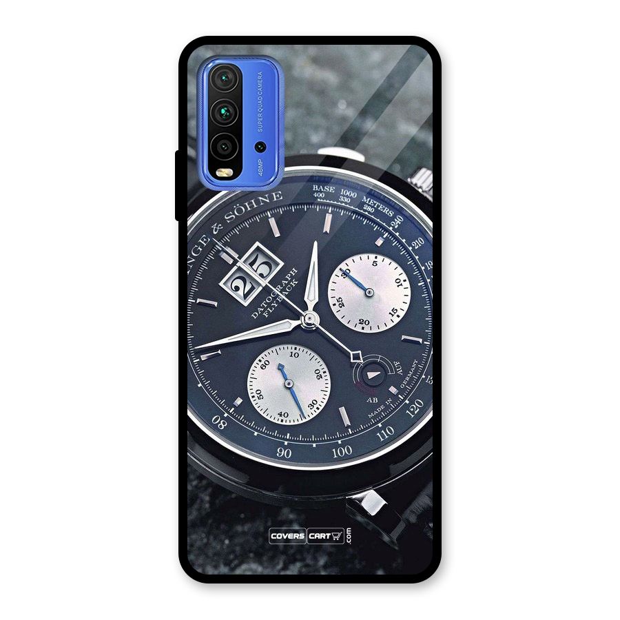 Classic Wrist Watch Glass Back Case for Redmi 9 Power
