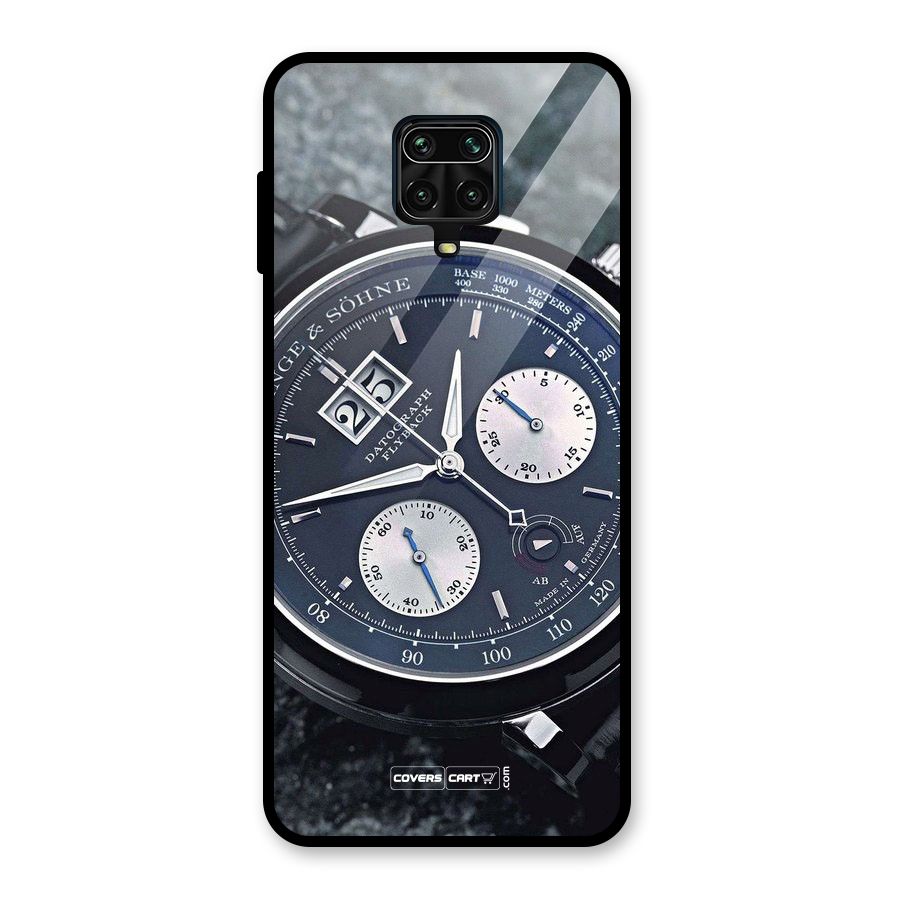 Classic Wrist Watch Glass Back Case for Redmi Note 10 Lite