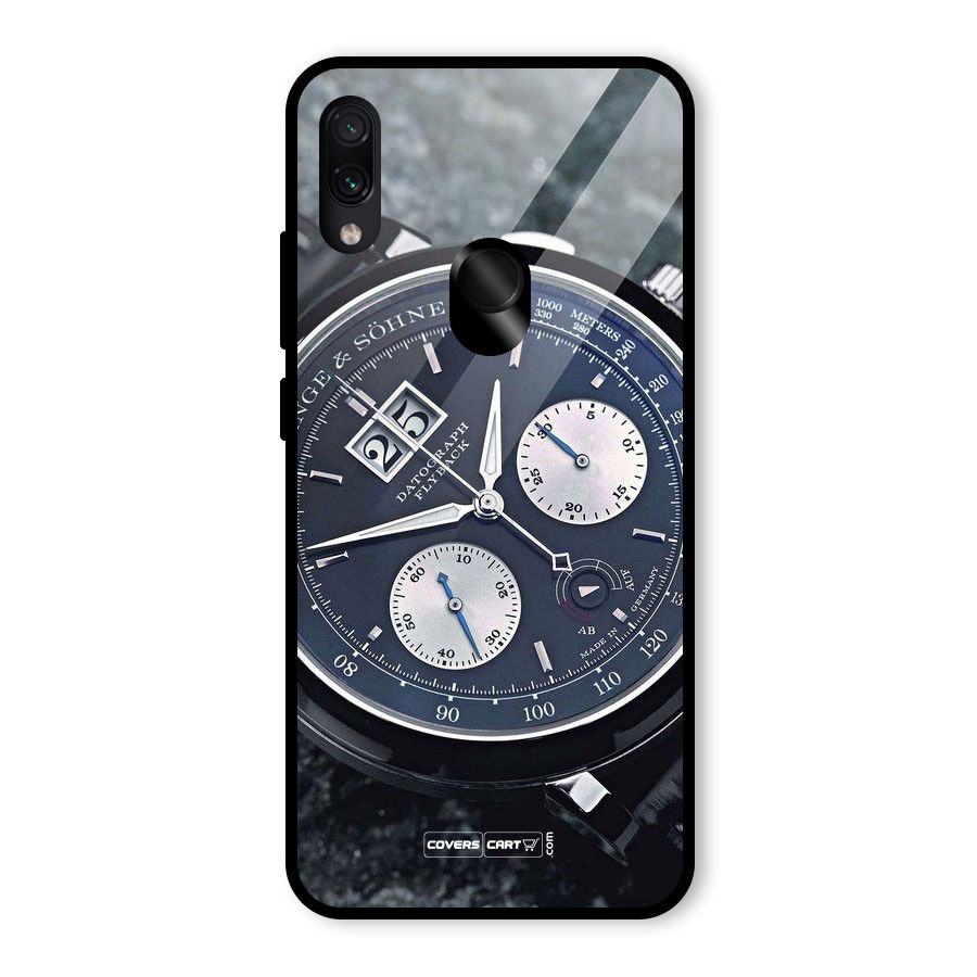 Classic Wrist Watch Glass Back Case for Redmi Note 7 Pro