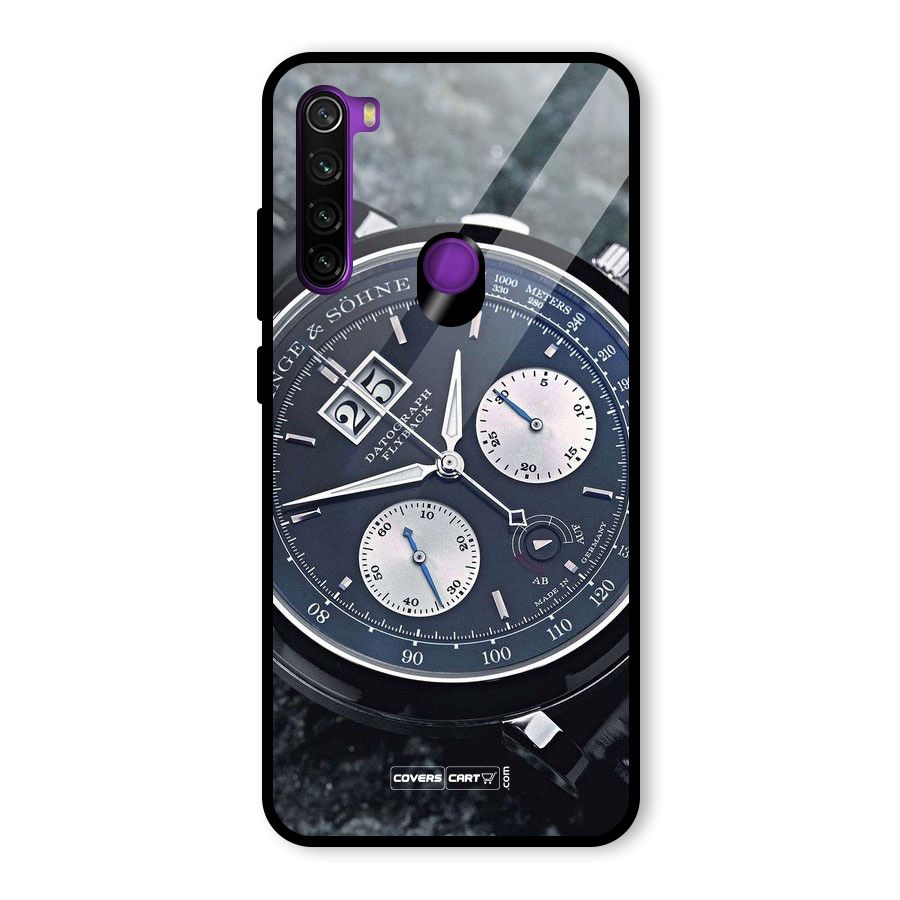 Classic Wrist Watch Glass Back Case for Redmi Note 8