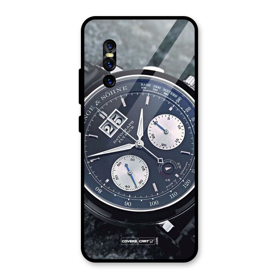 Classic Wrist Watch Glass Back Case for Vivo V15 Pro