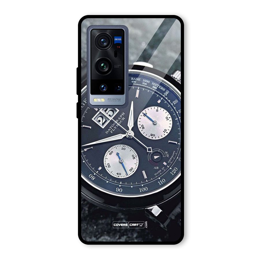 Classic Wrist Watch Glass Back Case for Vivo X60 Pro Plus